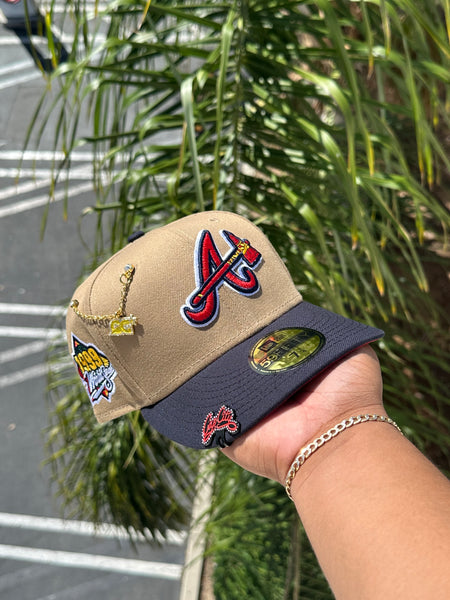 New Era 59FIFTY Atlanta Braves 1995 World Series Patch Fitted Hat 7 1/4