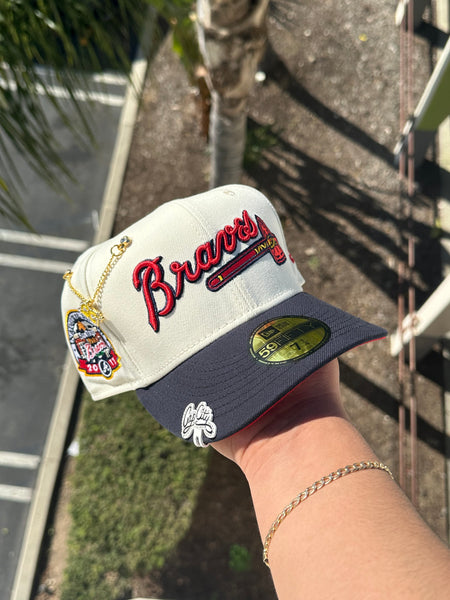 New Era 59FIFTY Atlanta Braves 1995 World Series Patch Fitted Hat 7 1/4