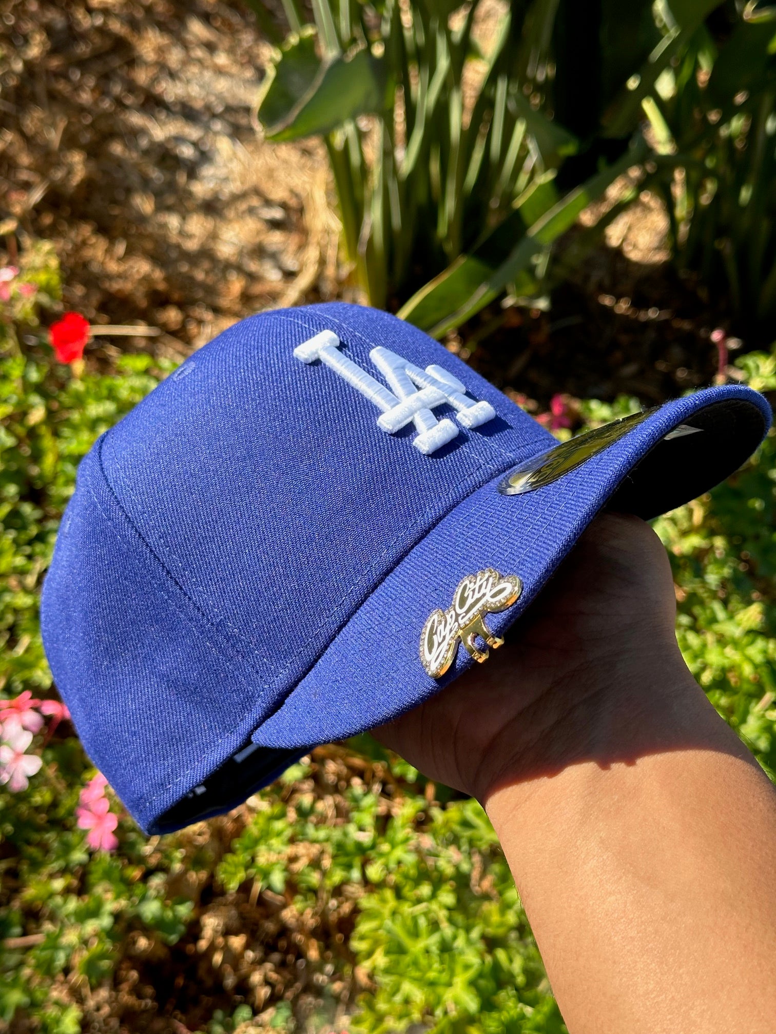 NEW ERA EXCLUSIVE 59FIFTY BLUE LOS ANGELES DODGERS