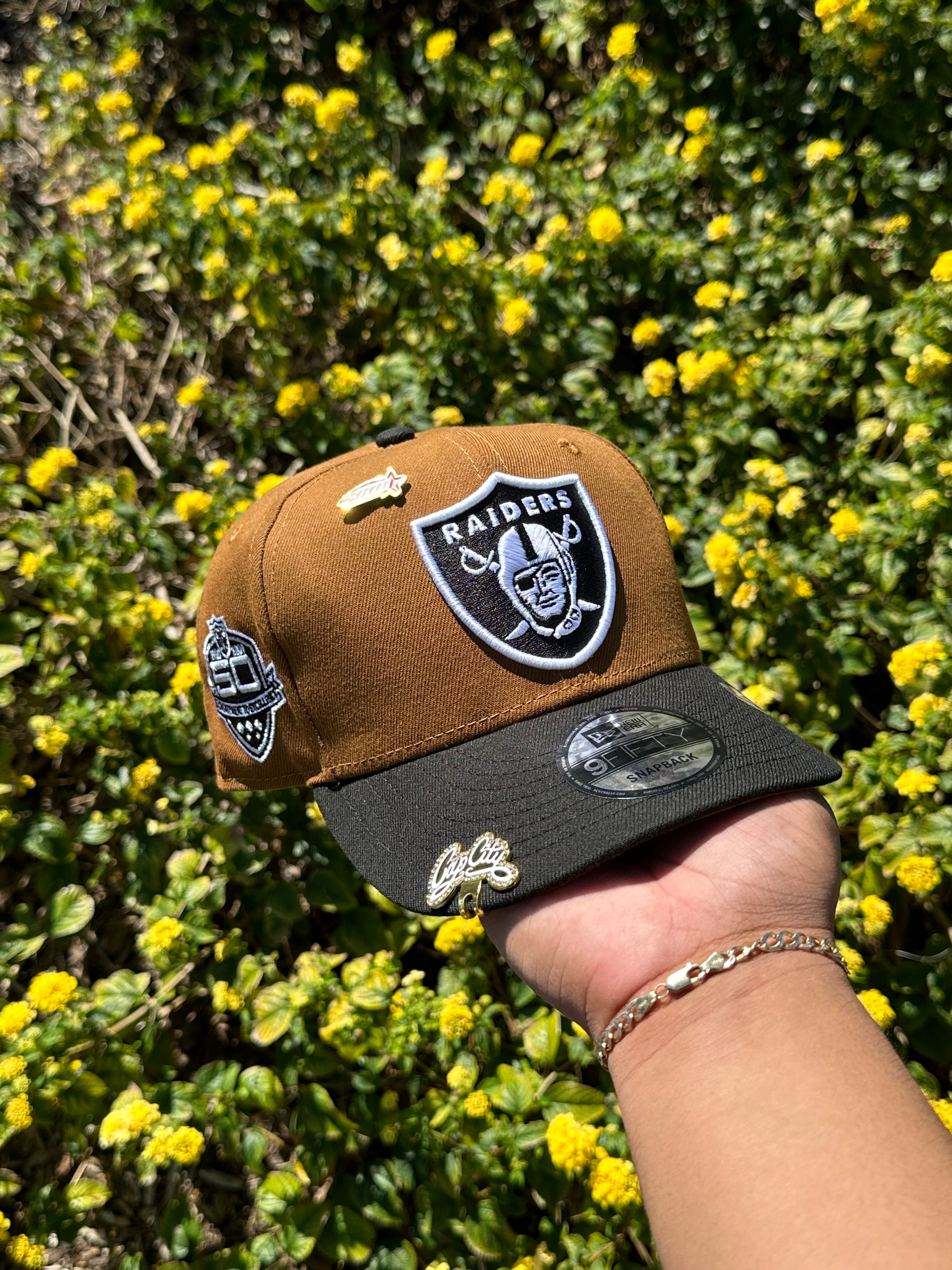 Raiders 50th best sale anniversary patch