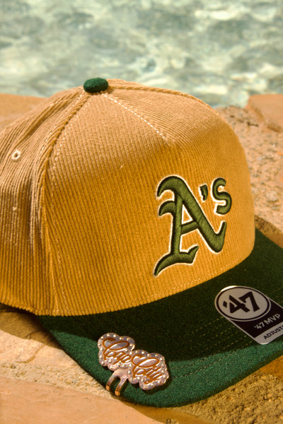 Oakland Athletics Cooperstown MVP Cap Khaki - Burned Sports