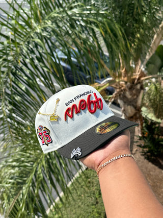 Miami Marlins Floral Arrangement 9Fifty New Era Fits Snapback Hat