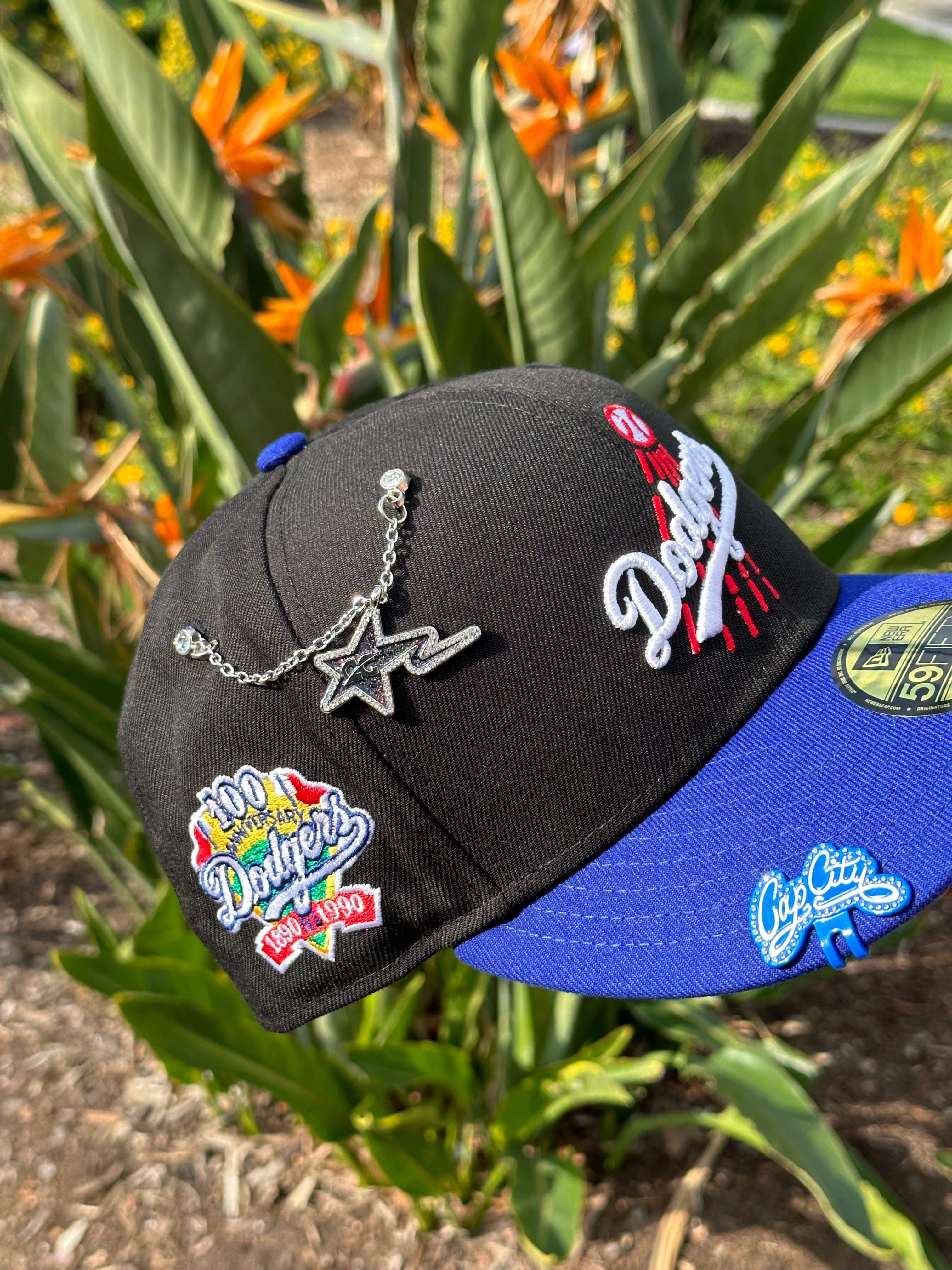 Outlet Exclusive New Era 59Fifty Aux Pack Los Angeles Dodgers 100th Anniversary Patch