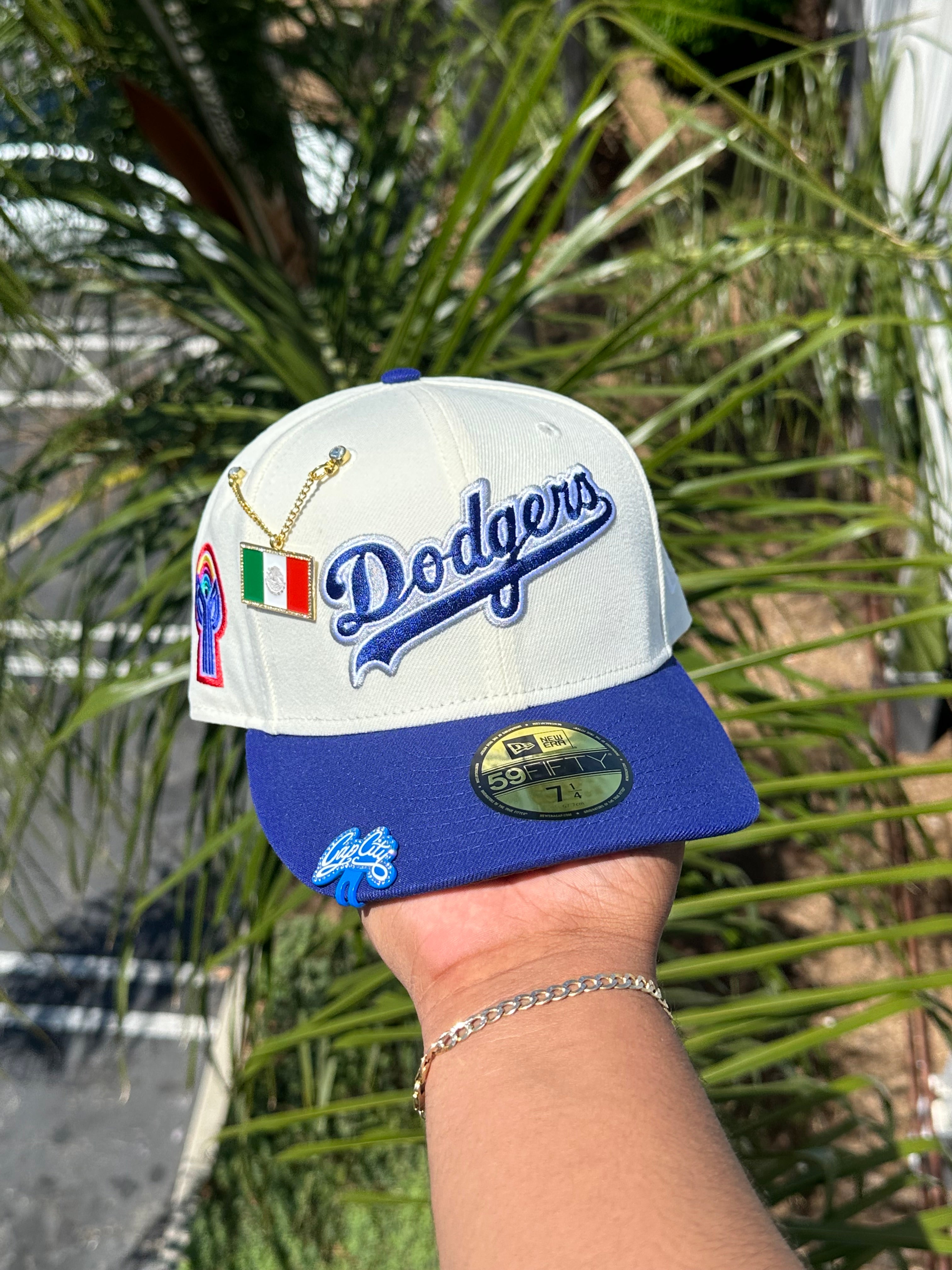 New Era 59Fifty Los Angeles Dodgers Mexico Royal Blue White Fitted Hat -  Billion Creation