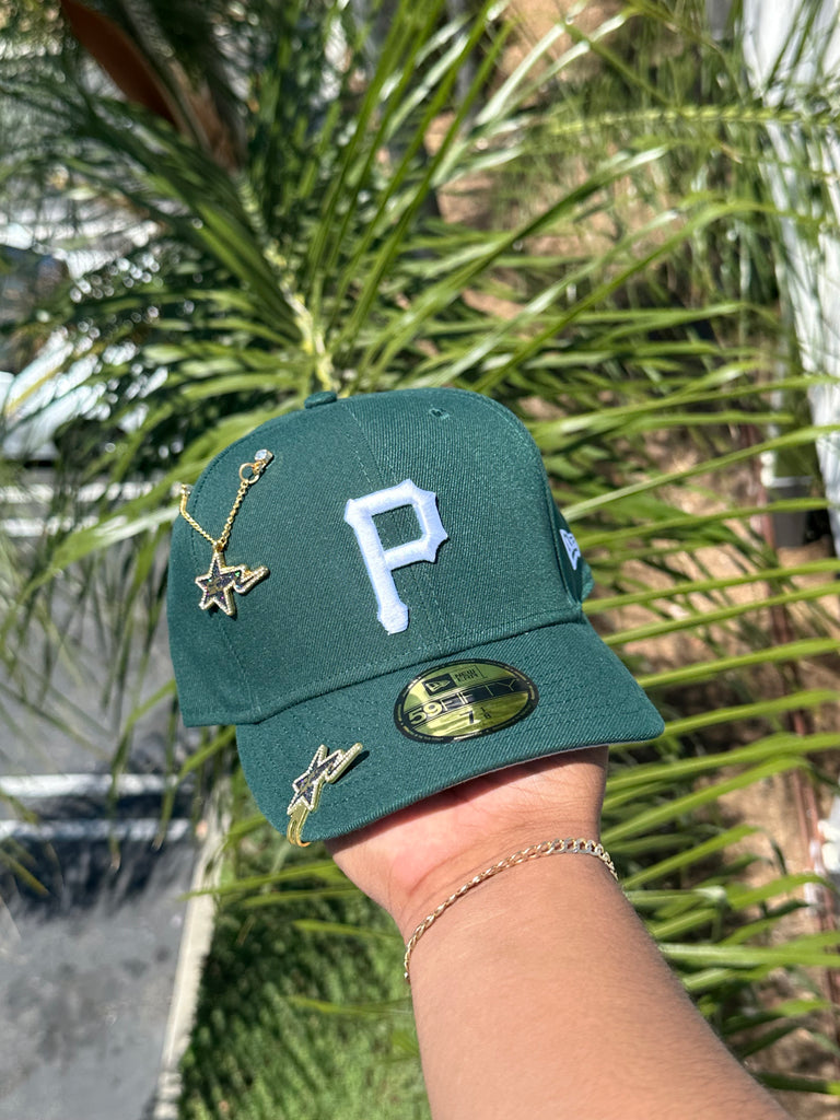 New Era Pittsburgh Pirates Olive 2023 Armed Forces Day 59FIFTY Fitted Hat, Olive, POLYESTER, Rally House