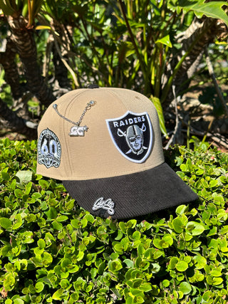 Hatstore Exclusive x Las Vegas Raiders Team Classic Low Profile 59FIFTY  Black Fitted - New Era lippis