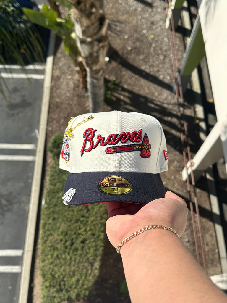 New Era Atlanta Braves All Star Game 2000 Two Tone Prime Gold Edition  59Fifty Fitted Cap, EXCLUSIVE HATS, CAPS