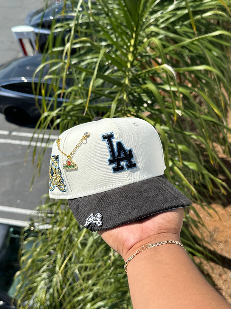 NEW ERA EXCLUSIVE 59FIFTY CHROME WHITE/CORDUROY LOS ANGELES