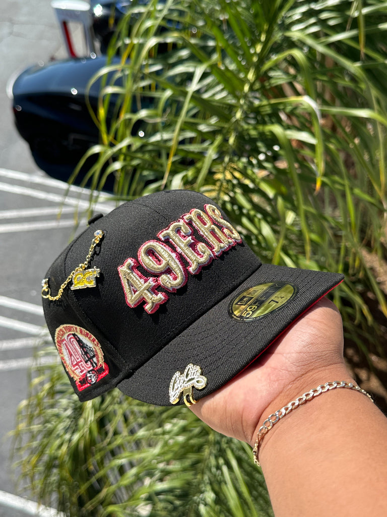 New Era 59Fifty Satin San Francisco 49ers 40th Anniversary Patch