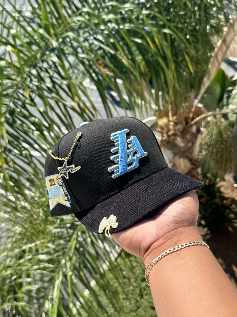 New Era 59FIFTY Fitted La Dodgers 60th Anniversary Side Patch 7 / White/Ocean Blue