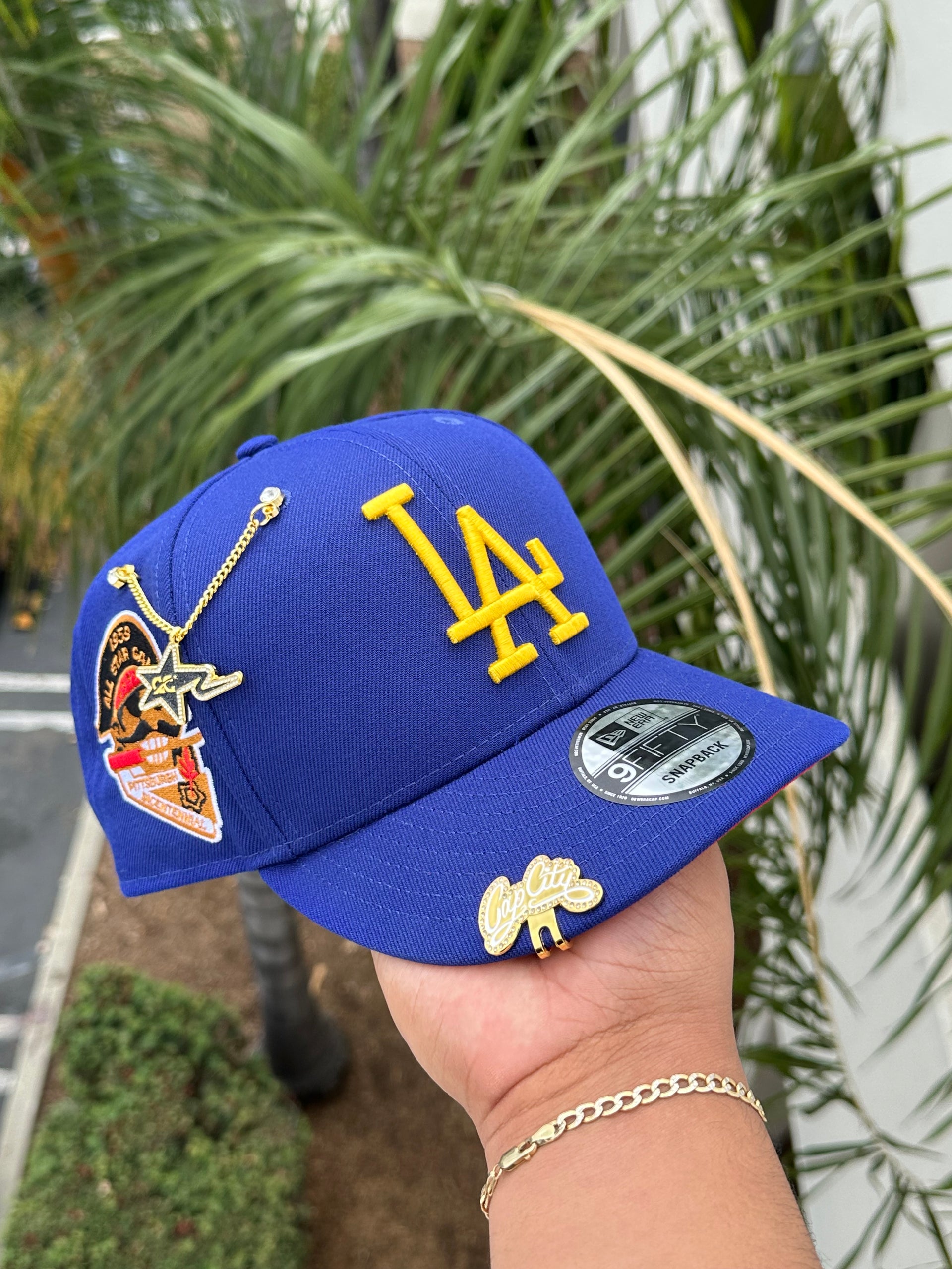 New Era Flat Brim 9FIFTY Repreve Los Angeles Dodgers MLB Navy Blue Snapback  Cap