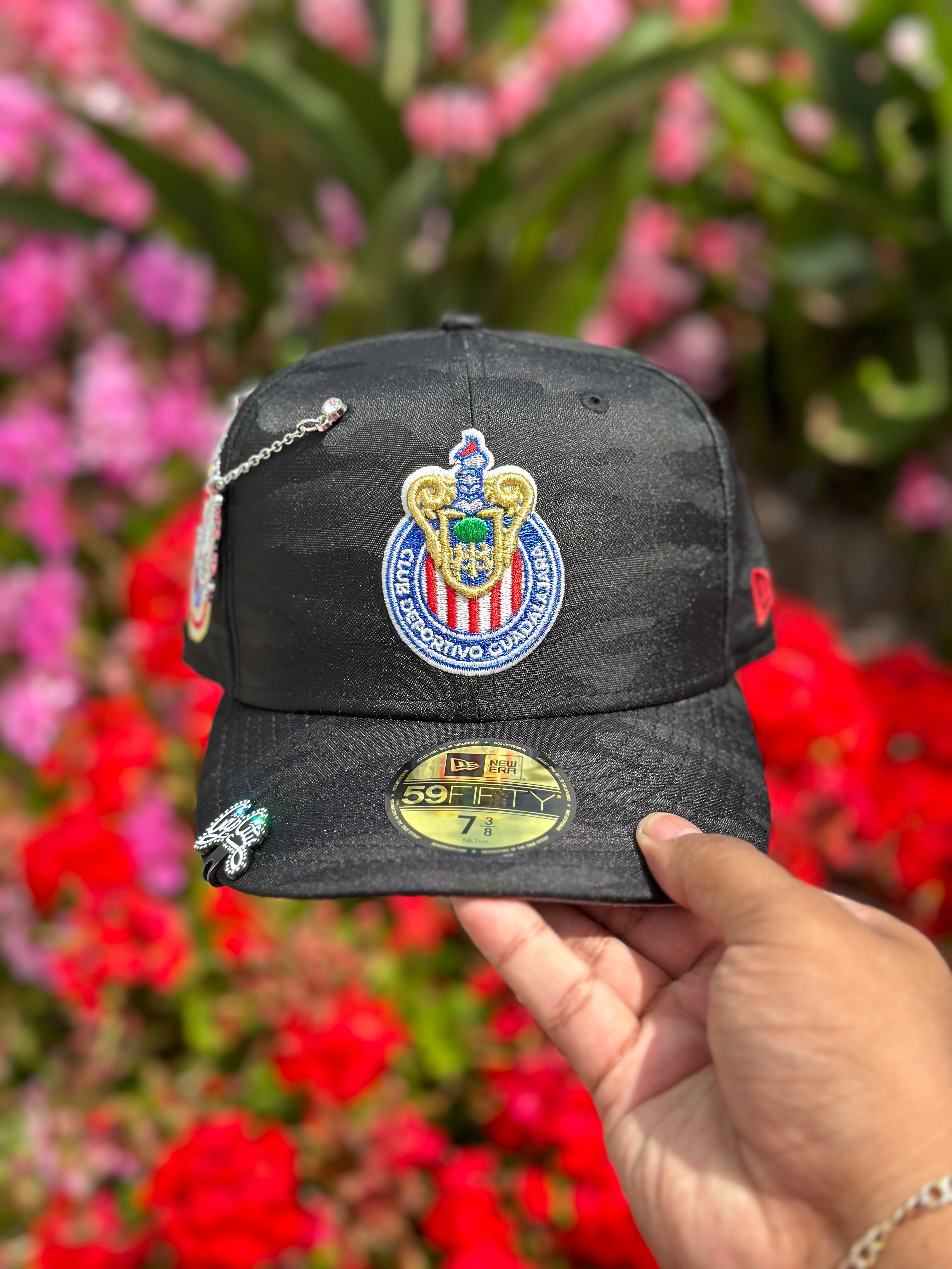 NEW ERA EXCLUSIVE 59FIFTY BLACK CAMO "CHIVAS DE GUADALAJARA" W/ 115 ANNIVERSARY SIDEPATCH