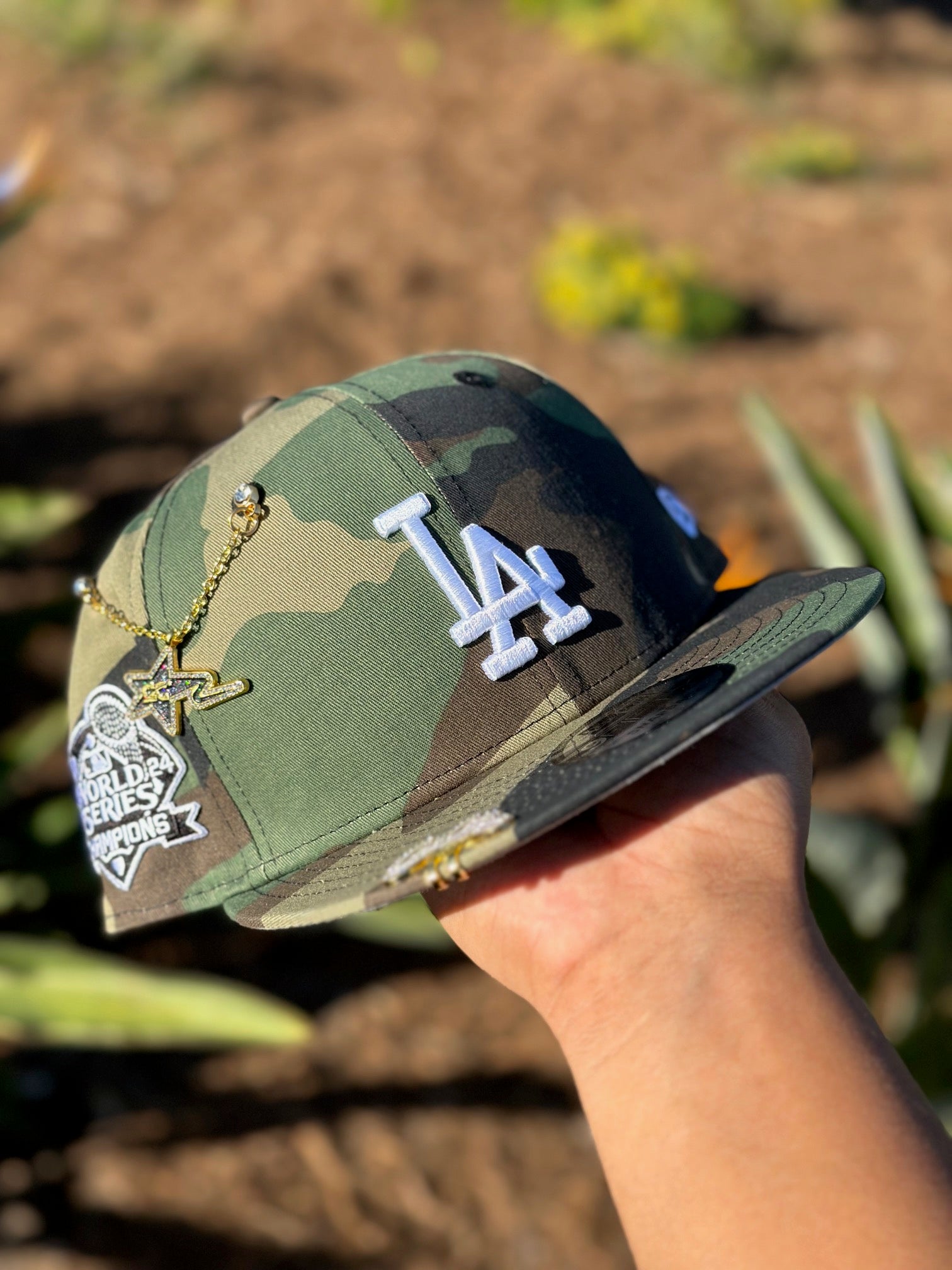 Los angeles dodgers camo hat online