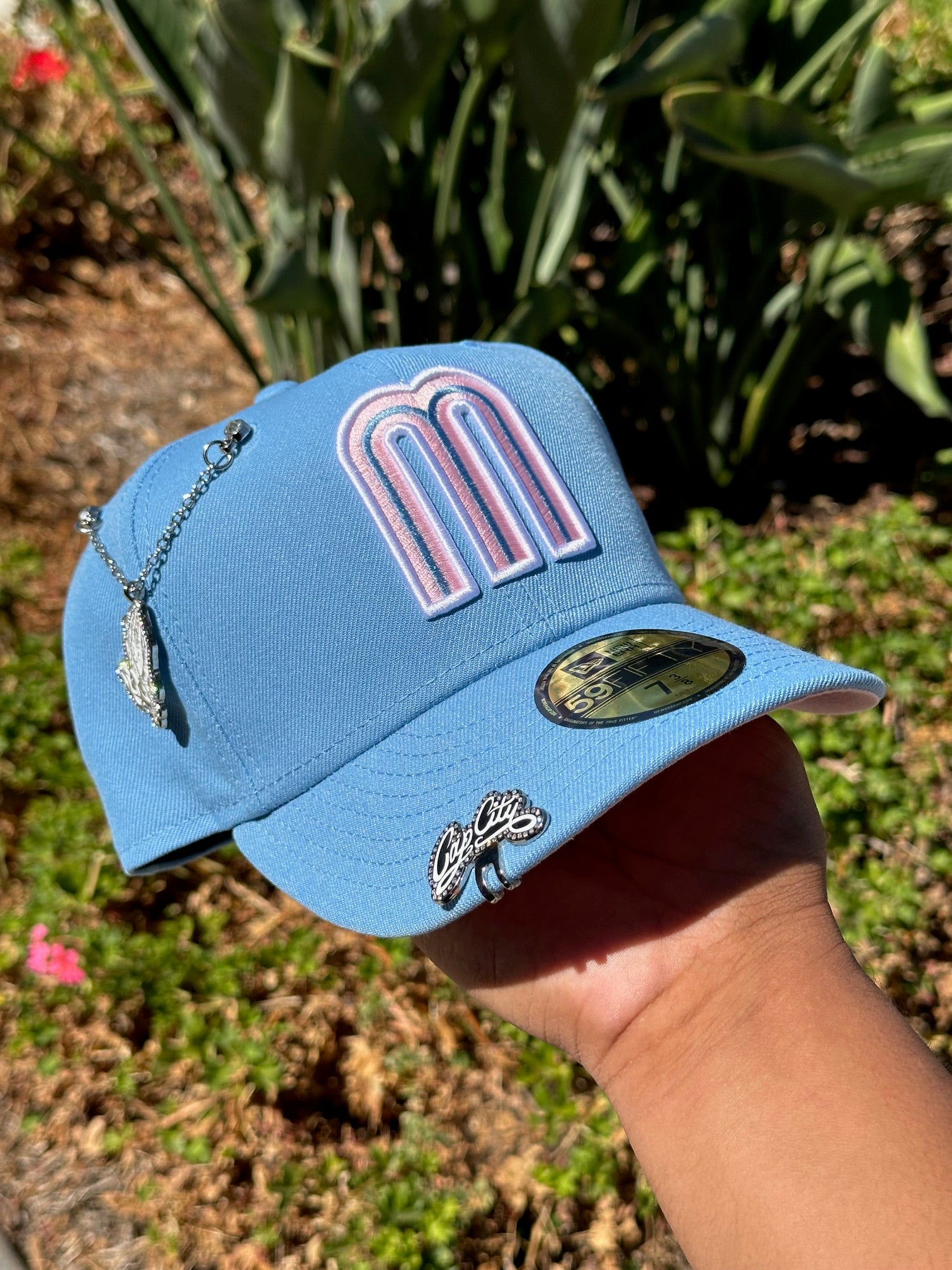 NEW ERA EXCLUSIVE 59FIFTY ICY BLUE MEXICO