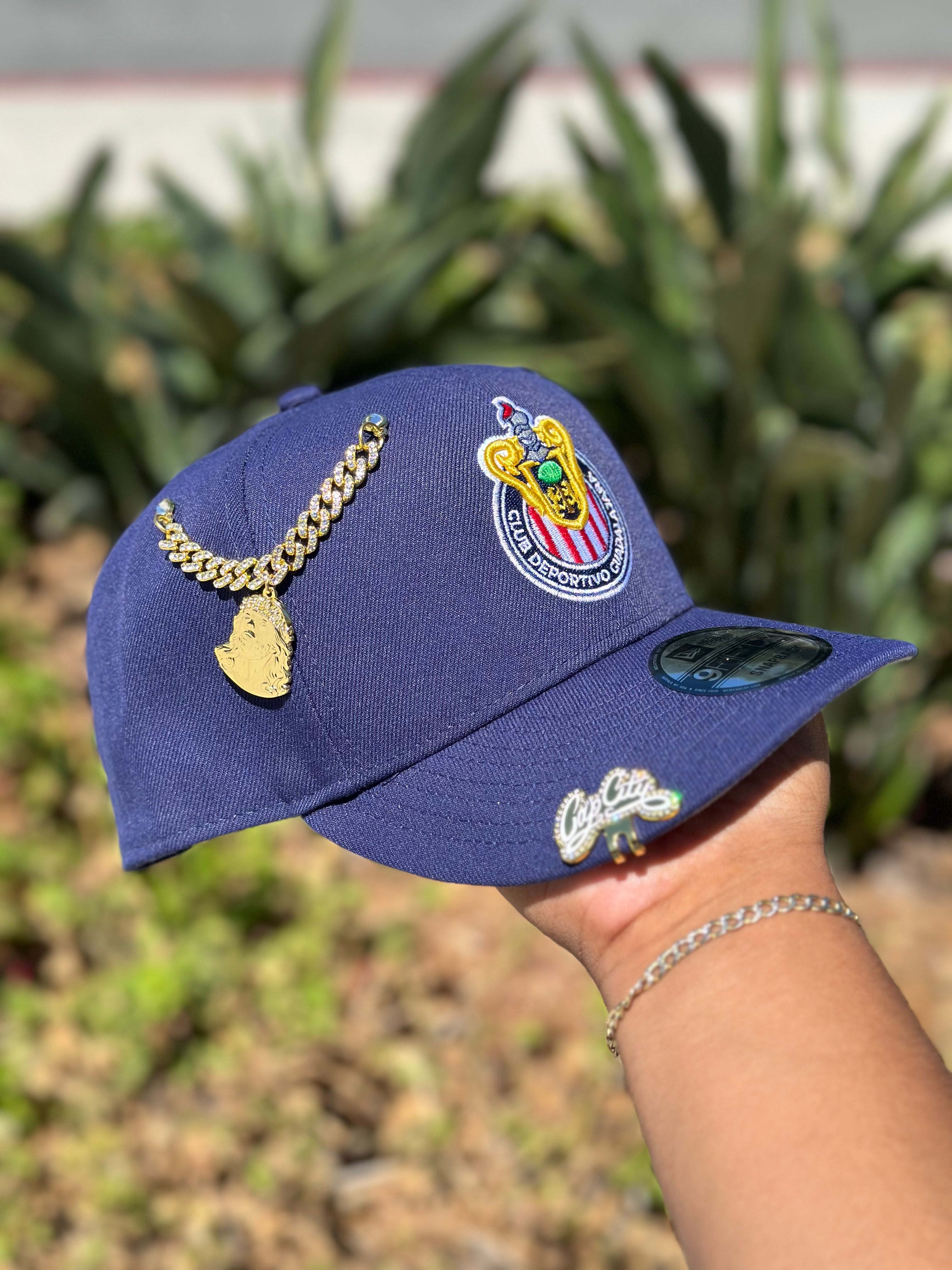 NEW ERA EXCLUSIVE 9FIFTY NAVY CHIVAS DE GUADALAJARA SNAPBACK VERY LIMITED