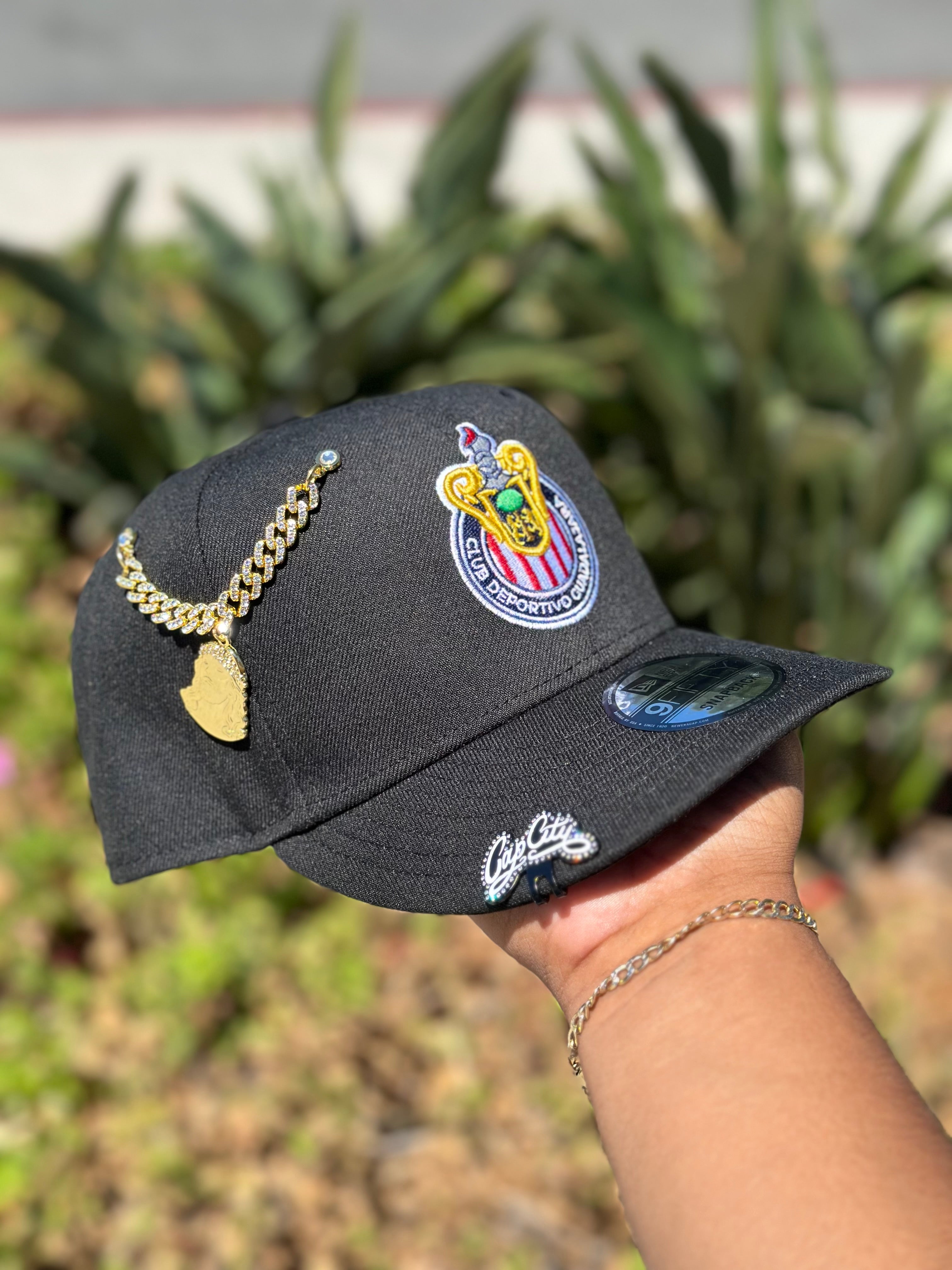 NEW ERA EXCLUSIVE 9FIFTY BLACK CHIVAS DE GUADALAJARA SNAPBACK VERY LIMITED