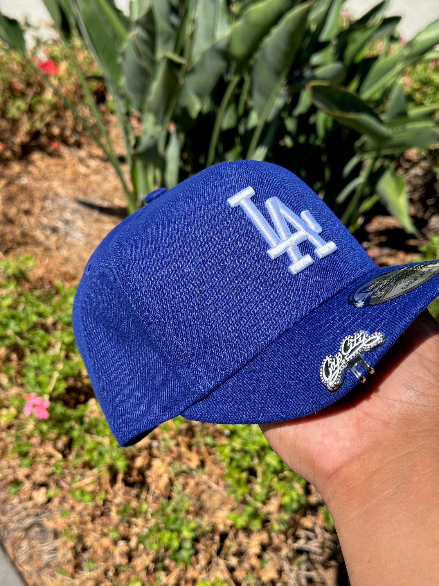 Blue dodgers snapback online