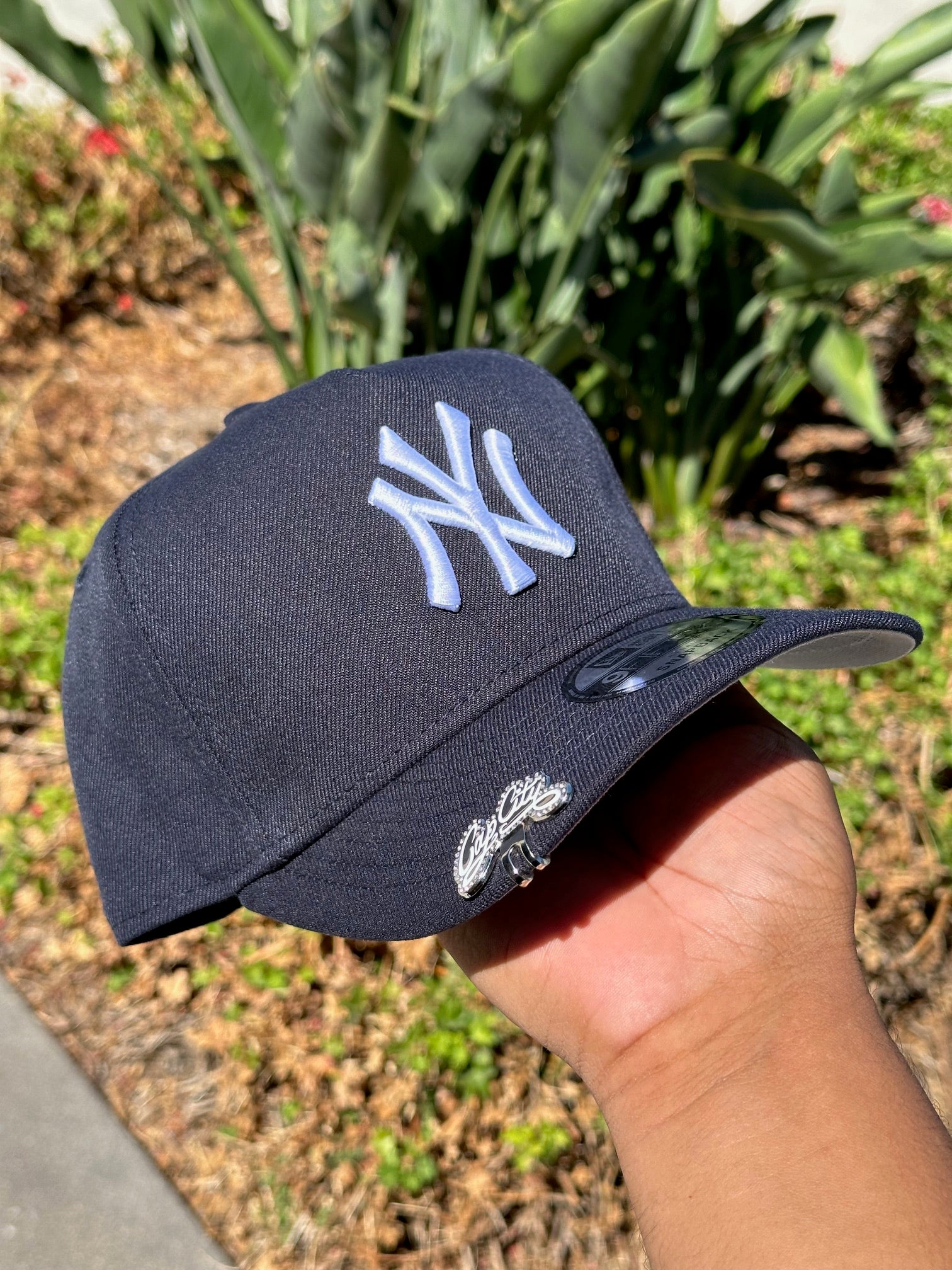 NEW ERA EXCLUSIVE 9FIFTY A-FRAME NAVY NEW YORK YANKEES SNAPBACK