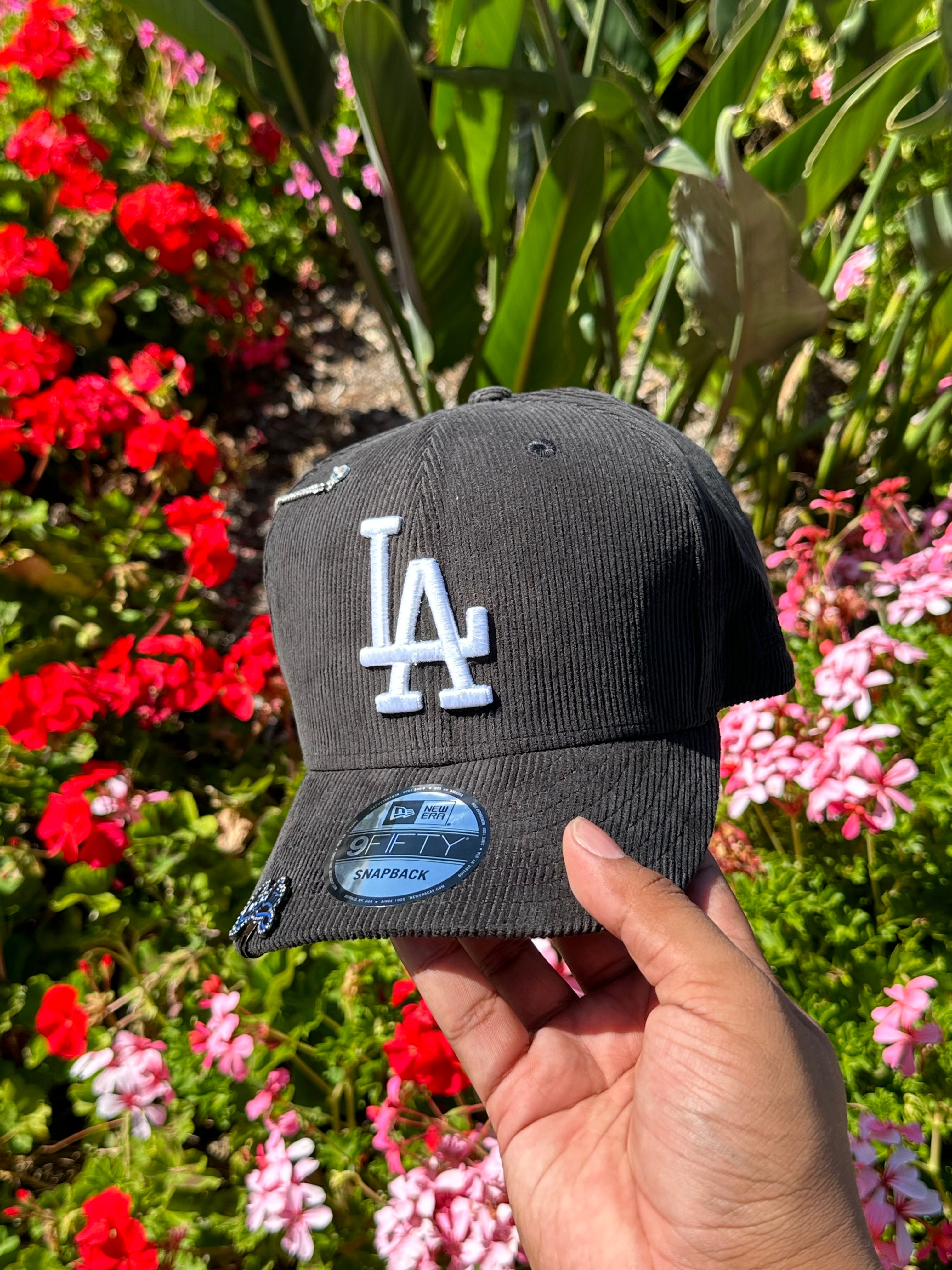 NEW ERA EXCLUSIVE 9FIFTY CORDUROY LOS ANGELES DODGERS SNAPBACK W/ 75TH