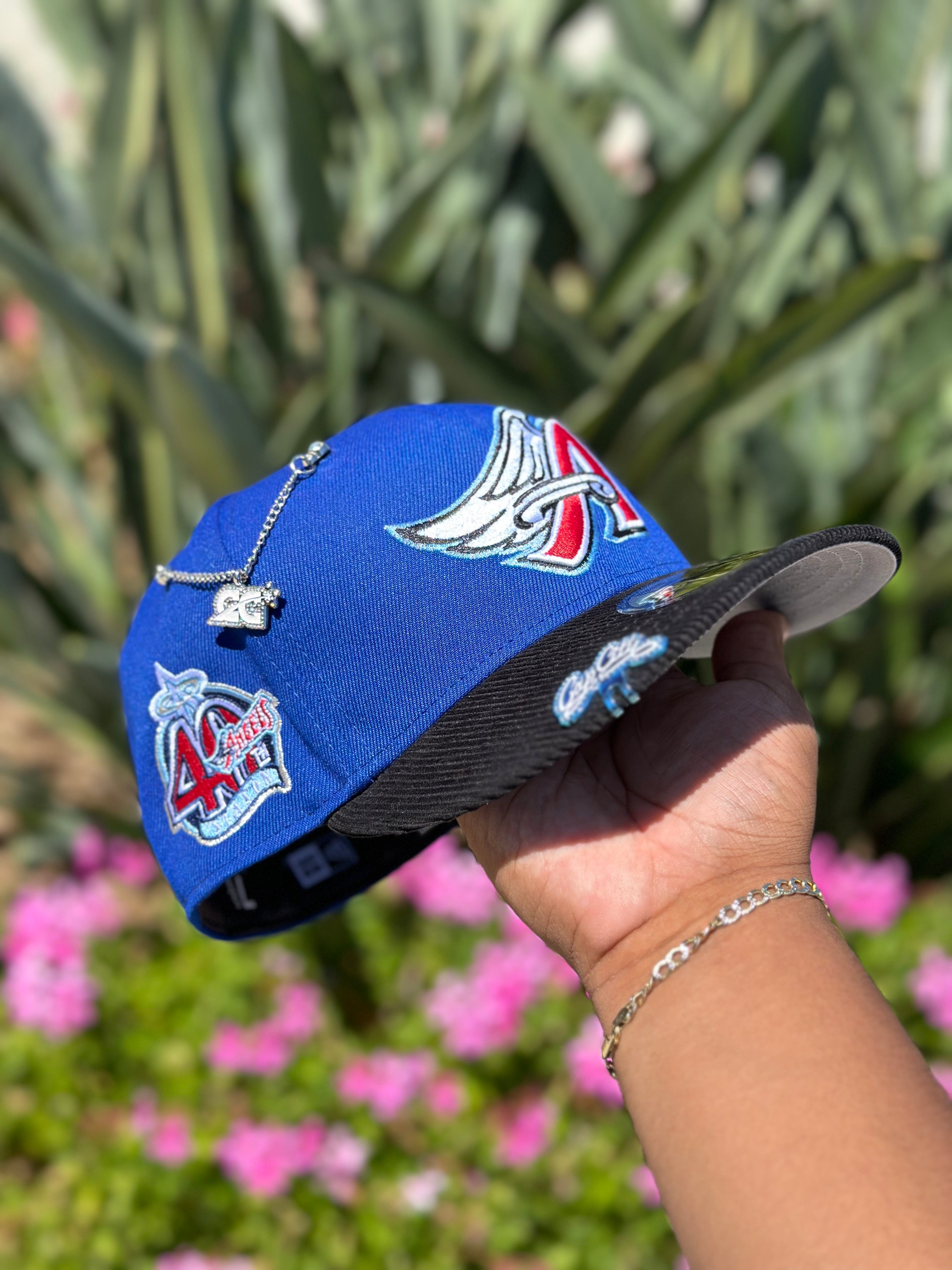 STYLL Ocean cheapest Blue Corduroy Anaheim Angels 59FIFTY- Size 7 1/8