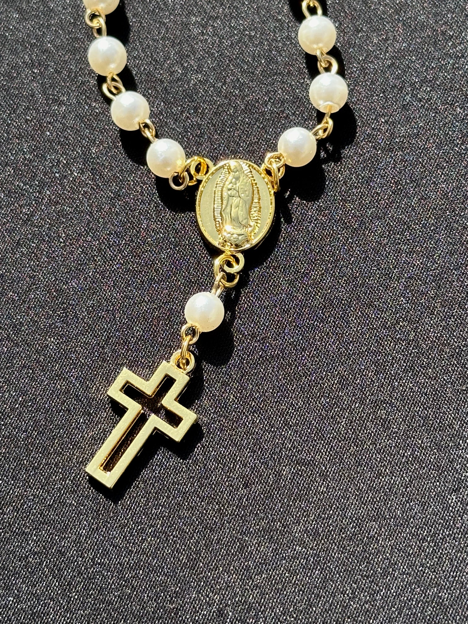 NEW' EXCLUSIVE ROSARY STYLE "VIRGENCITA" CHAIN (VERY LIMITED)