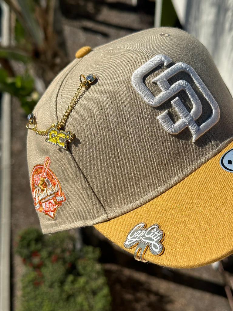 NEW* KHAKI/WALNUT OAKLAND A'S '47 CAPTAIN SNAPBACK W/ 40TH