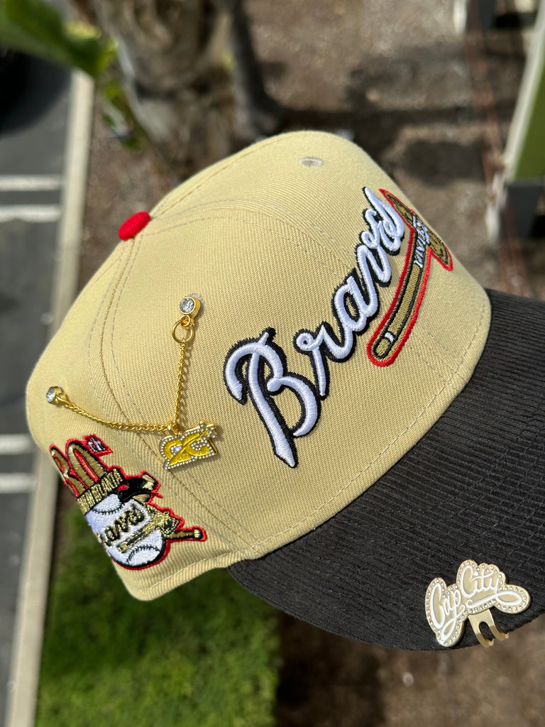 Atlanta Braves New Era 30th Anniversary Side Patch Yellow