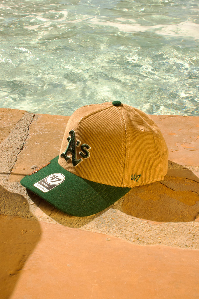 Oakland Athletics Cooperstown MVP Cap Khaki - Burned Sports